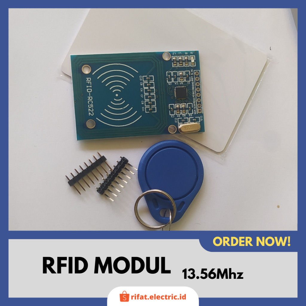 ชุด RFID 13.56 Mhz MFRC-522 RC522 โมดูล RFID
