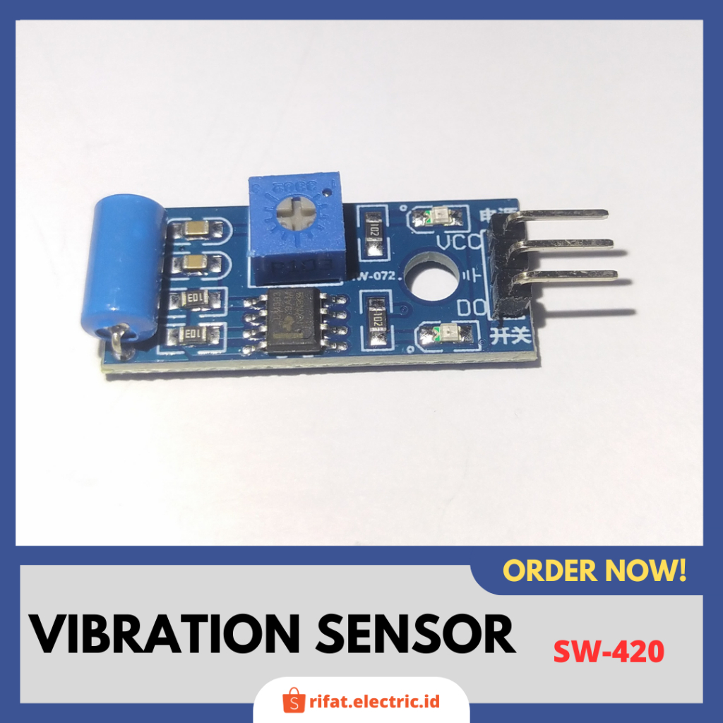 SW420 VIBRATION SENSOR โมดูลสวิตช์ควบคุม