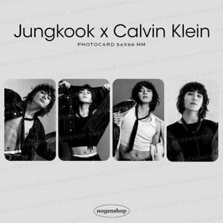 โฟโต้การ์ด PC BTS JUNGKOOK X CALVIN KLEIN CK 3 [FANMADE]