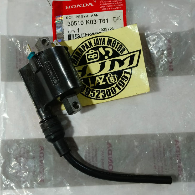 COIL COMP IGNATION HONDA REVO FI 30510 K03 T61 ORIGINAL HONDA