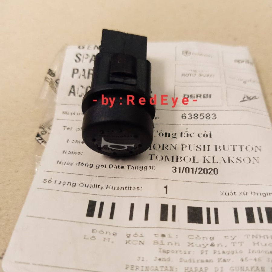 Piaggio Zip Horn Switch - Liberty - Fly