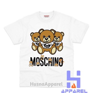 เสื้อยืด ลาย Moschino TEDDY BEAR สําหรับเด็ก