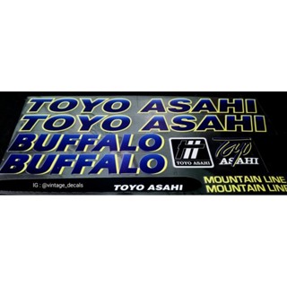 สติกเกอร์ ลาย toyo asahi BUFFALO แบบเปลี่ยน