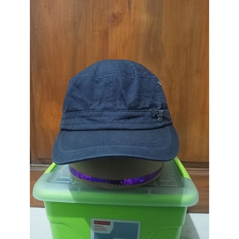 KATUN TBJ Brand Iron Logo Commando Hat Navy Jeans Cotton Material Iron Suit