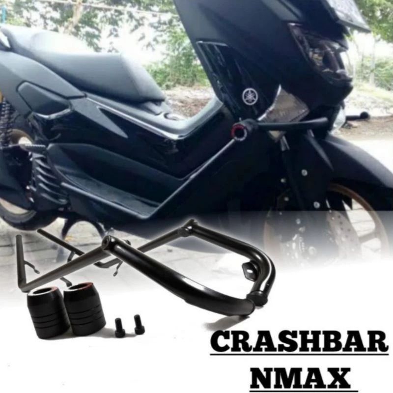 Crashbar Nmax Old / Nmax New Tubular Yamaha Nmax Old และ Nmax New plus Jalu Slider Agna