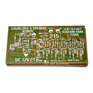 ทรานซิสเตอร์ Pcb Equalizer Slide Mono 5 Channel 215