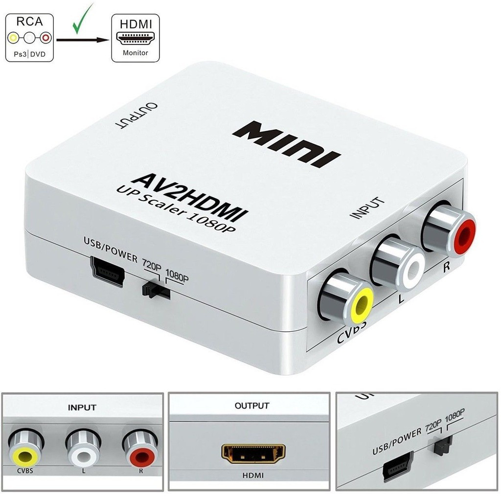 Converter AV เป็น HDMI M-tech