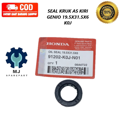 ซีลเบ้าเพลาซ้าย Genio 19.5X31.5X6 K0J และคุณภาพดี