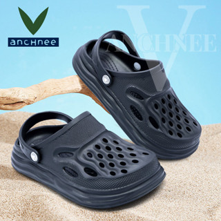 Vanchnee รองเท้าแตะแพลตฟอร์ม Crocs สําหรับผู้ชาย