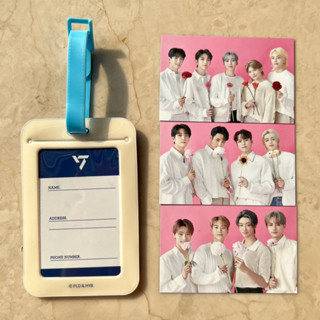 [พร้อมส่ง] 🇰🇷 ] Seventeen CAFE in Seoul Goods/Merchandise - ป้ายแท็กกระเป๋าเดินทาง พวงกุญแจ ที่แขวนกระเป๋าเดินทาง + ชุดโฟโต้การ์ด ประสิทธิภาพเสียงฮิปฮอป