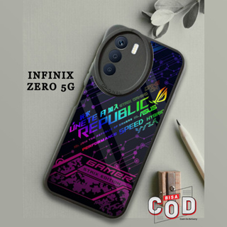 [ROG Motif] เคสโทรศัพท์มือถือแบบแข็ง หรูหรา สําหรับ INFINIX ZERO 5G 2023 INFINIX ZERO 5G 2023 Hp INFINIX ZERO 5G 2023 Hp INFINIX ZERO 5G 2023 เคส -