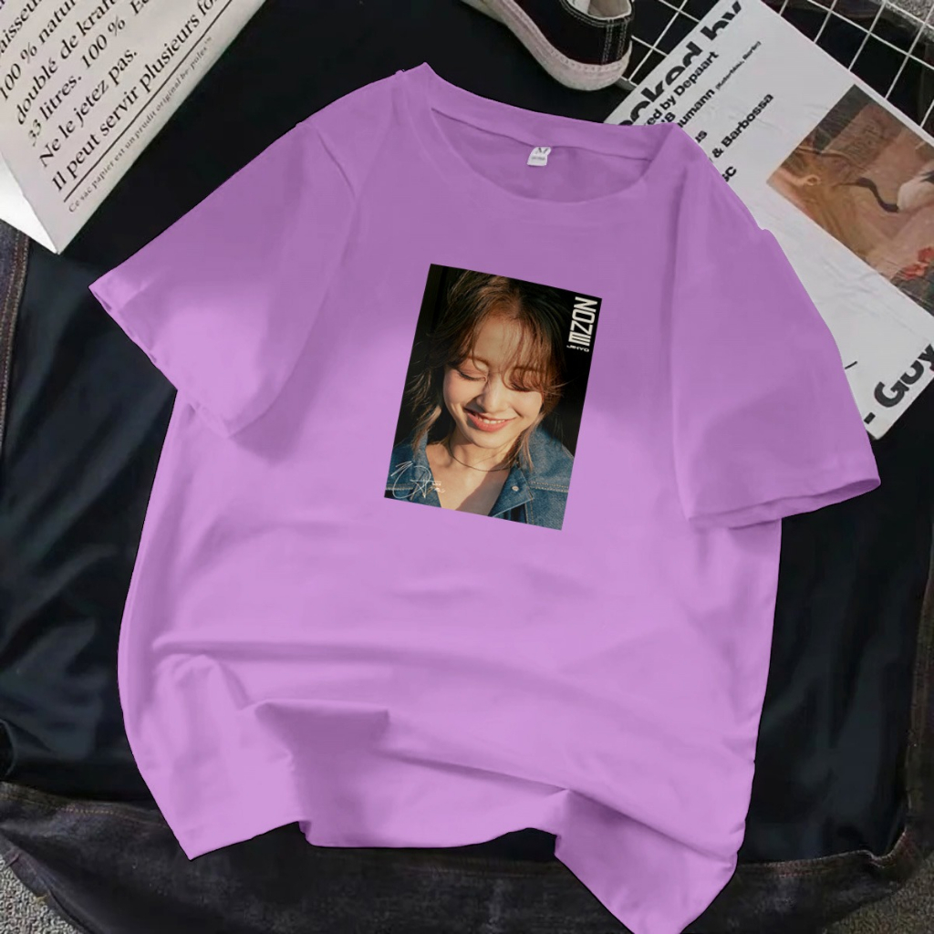 Pretty Savage - เสื้อยืด Oversize Jihyo Zone Photo