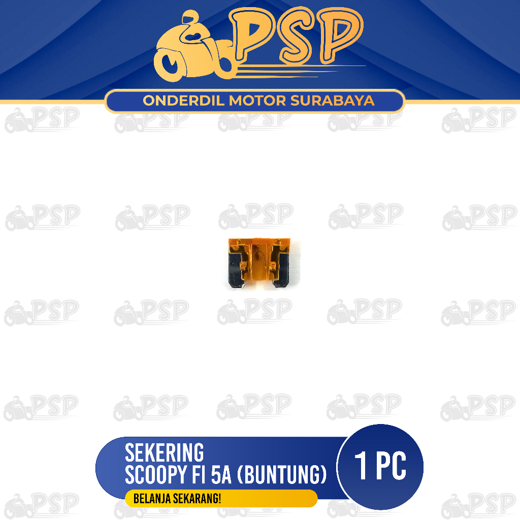Scoopy Fi 5A ฟิวส์สีส้ม (Buntung) ราคาต่อ 1 PC - DX Micro Fuse Micro Fuse Plug Fuse
