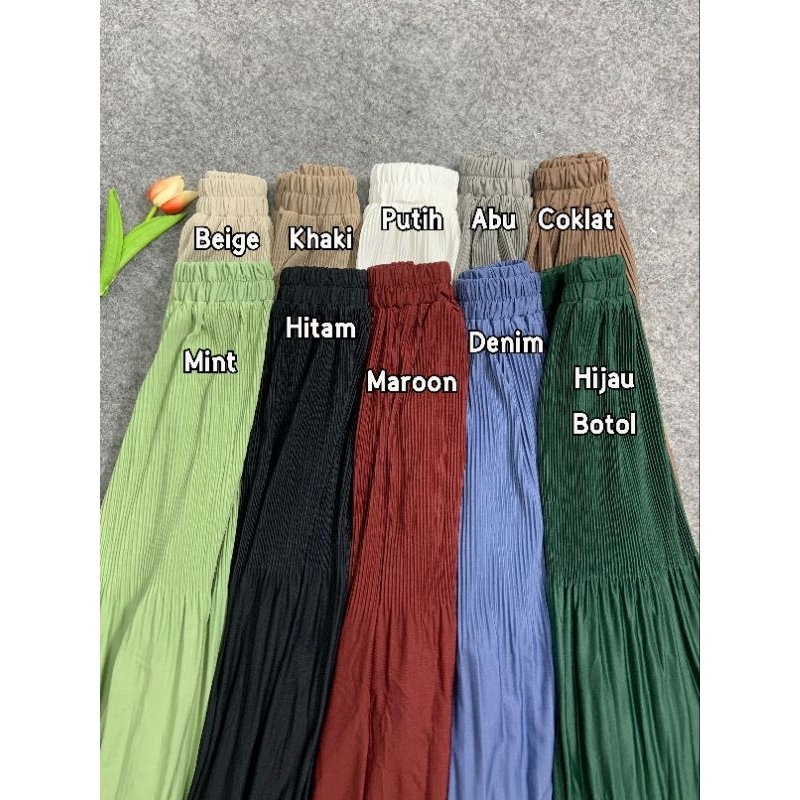 ZEERA SKIRT PLISKET SKIRT RUFFLE SKIRT PREMIUM LAYER SKIRT