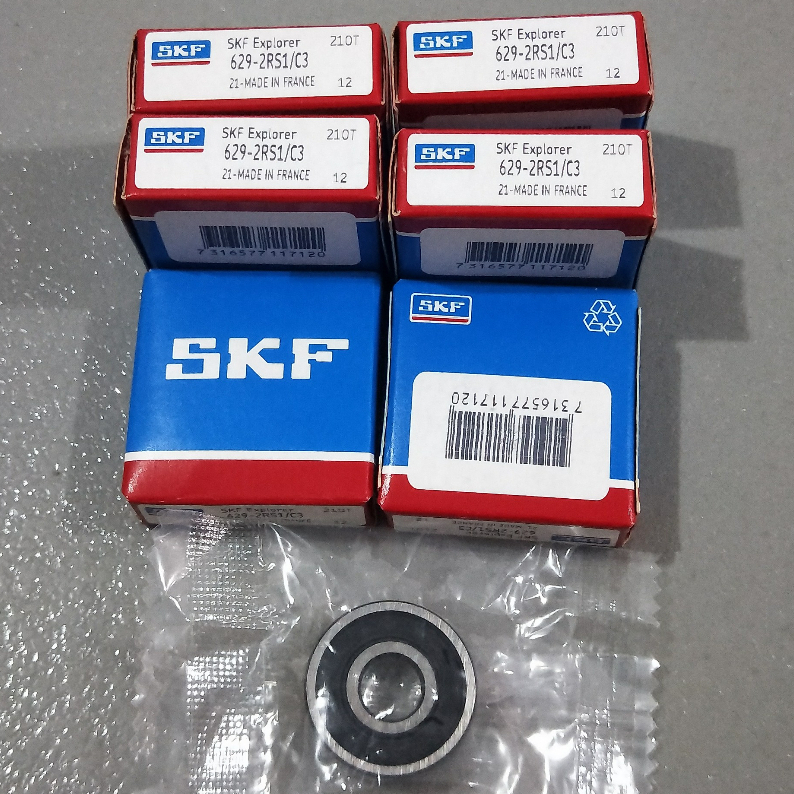 แบริ่ง 629RS C3 SKF ยางหุ้ม 629 RS 2RS