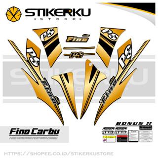 สติกเกอร์ FINO Carb MOTIF 1 FINO OLD FINO Carb FINO 113 FINO OLD YAMAHA MIO FINO Carb YAMAHA Stickers Pole New Design Filma stickerkustore