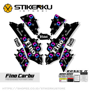 สติกเกอร์ FINO Carb MOTIF 17 FINO OLD FINO 113 FINO OLD YAMAHA MIO FINO Carb YAMAHA Stickers Pole New Design Filma stickerkustore