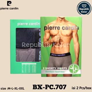 Pierre CARDIN กางเกงบ็อกเซอร์ PC 707 สําหรับผู้ชาย 2 ชิ้น