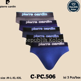 Pierre Cardin กางเกงชั้นใน PC 506 สําหรับผู้ชาย 3 ชิ้น