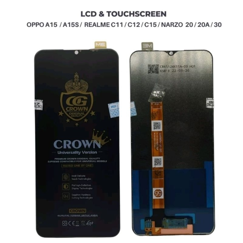 หน้าจอสัมผัส Lcd สําหรับ OPPO A15 A15S Meetoo Crown