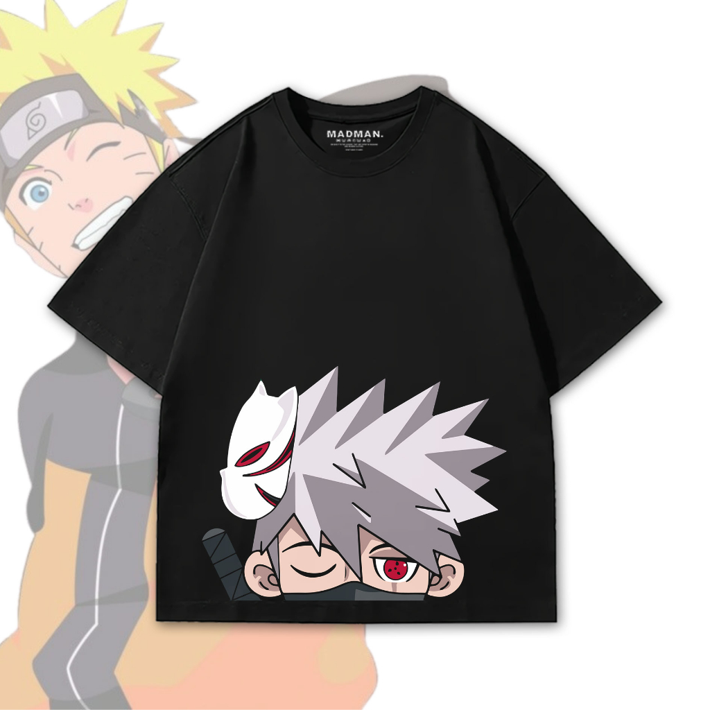 เสื้อยืด MADMAN Oversize ANIME NARUTO " KAKASHI" | ถึง PSNRT - 7