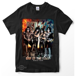 เสื้อยืด พิมพ์ลาย Kaos kiss End of the road พรีเมี่ยม สําหรับผู้ชาย