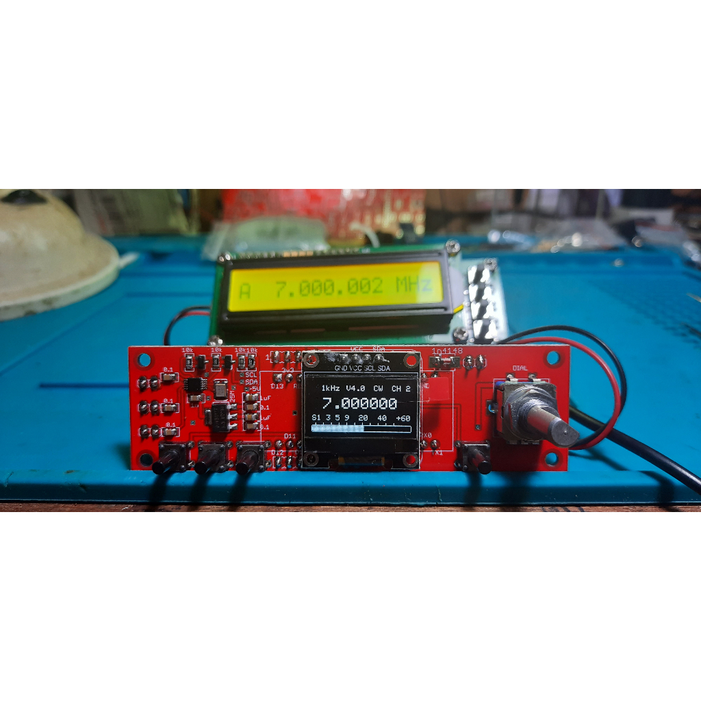 SI5351 VFO DDS oled 0.96 นิ้ว HF band