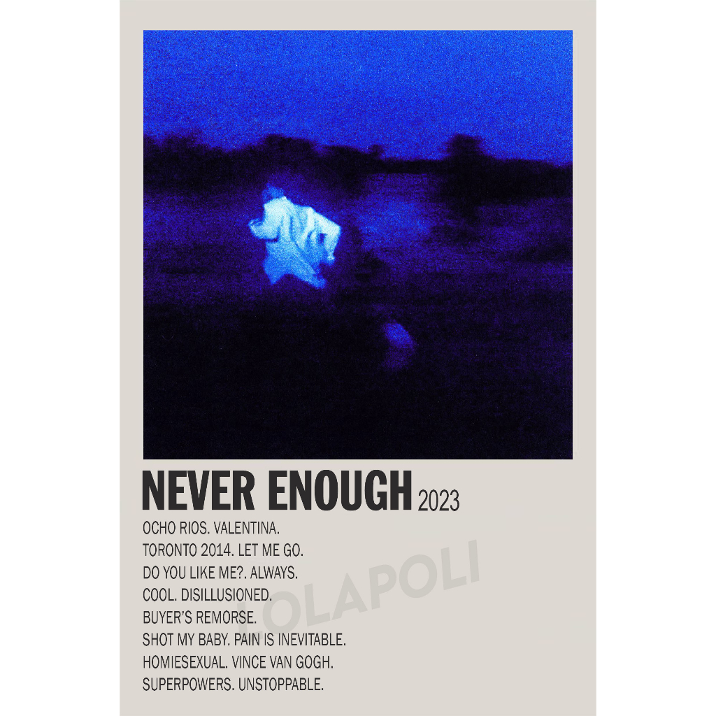 โปสเตอร์ปกอัลบั้ม Never Enough - Daniel Caesar