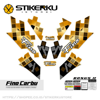 สติกเกอร์ FINO Carb MOTIF 21 FINO OLD FINO 113 FINO OLD YAMAHA MIO FINO Carb YAMAHA Stickers Pole New Design Filma stickerkustore