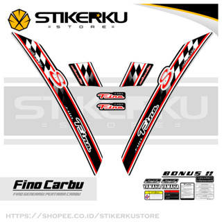 สติกเกอร์ FINO Carb MOTIF 33 FINO OLD FINO 113 FINO OLD YAMAHA MIO FINO Carb YAMAHA Stickers Pole New Design Filma stickerkustore