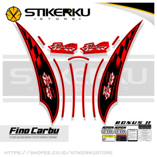 สติกเกอร์ FINO Carb MOTIF 38 FINO OLD FINO 113 FINO OLD YAMAHA MIO FINO สําหรับติดตกแต่งรถยนต์ YAMAHA Stickers Pole New Design Filma stickerkustore