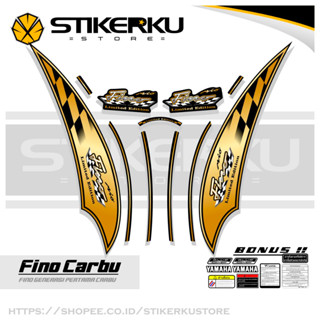 สติกเกอร์ FINO Carb MOTIF 36 FINO OLD FINO 113 FINO OLD YAMAHA MIO FINO สําหรับติดตกแต่งรถยนต์ YAMAHA Stickers Pole New Design Filma stickerkustore