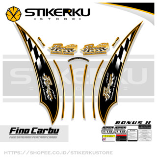 สติกเกอร์ FINO Carb MOTIF 40 FINO OLD FINO 113 FINO OLD YAMAHA MIO FINO Carb YAMAHA Stickers Pole New Design Filma stickerkustore