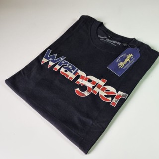 เสื้อยืด ผ้าฝ้าย 100% พิมพ์ลาย Wrangler AMERICA PREMIUM สําหรับผู้ชาย