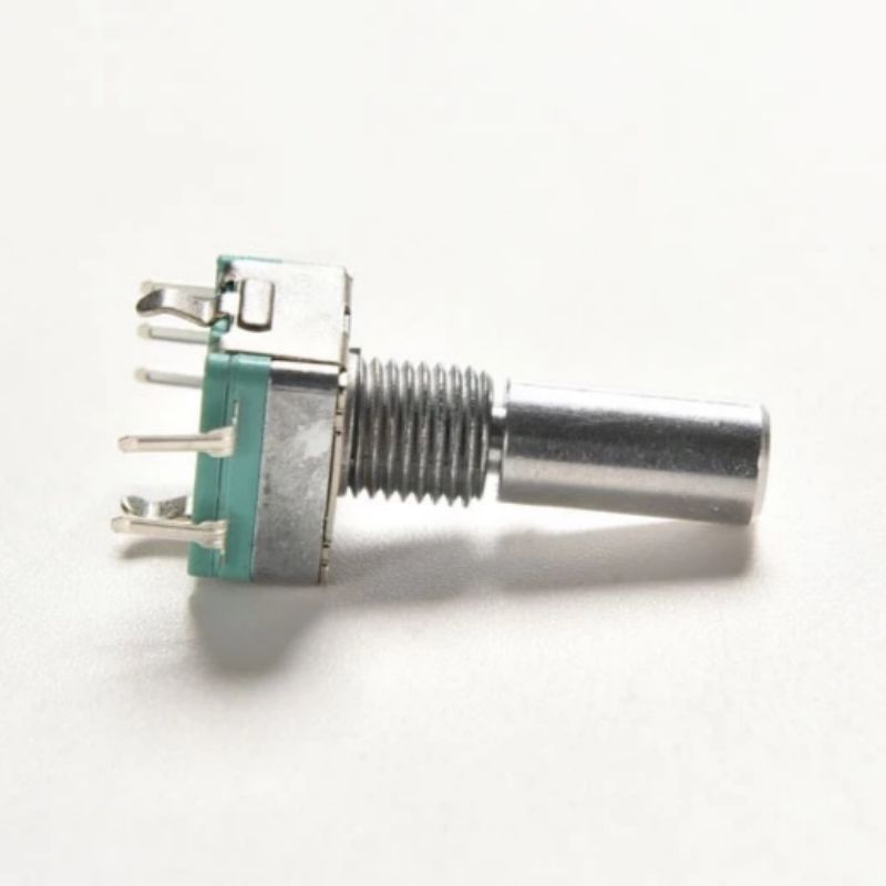 Rotary Encoder EC11 เสียงดิจิตอล Potentiometer 5p D Handle 20 มม. Potentiometer เมตร