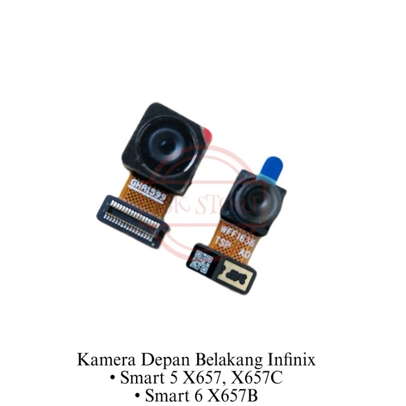 INFINIX SMART 5 X657, X657C / SMART 6 X657B กล้องหน้า - กล้องหลัง
