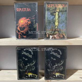 Cs SEPULTURA - CS JUDAS PRIEST (Beneath the Remains, Chaos AD, Metal Work)