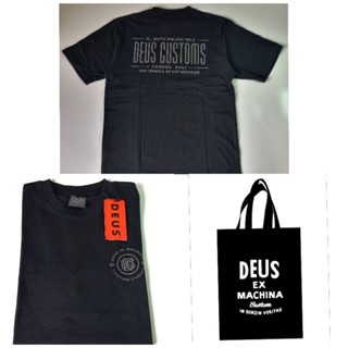 เสื้อยืด ผ้าฝ้าย 100% พิมพ์ลาย Deus EX MACHINA PREMIUM สําหรับผู้ชาย DS06