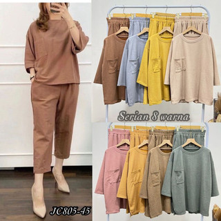 Setelan Wanita Polos Kekinian Rayon Premium Quality | Setelan Wanita | Rayon Premium | Polos Kekinian | COD