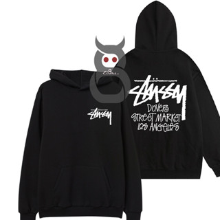 Stussy เสื้อแจ็กเก็ต มีฮู้ด สไตล์สตรีท