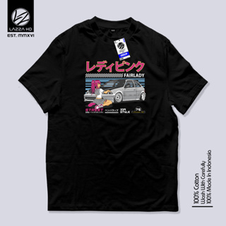 เสื้อยืด พิมพ์ลาย Distro Street Racing JDM Style Lazza HD สําหรับผู้ชาย และผู้หญิง