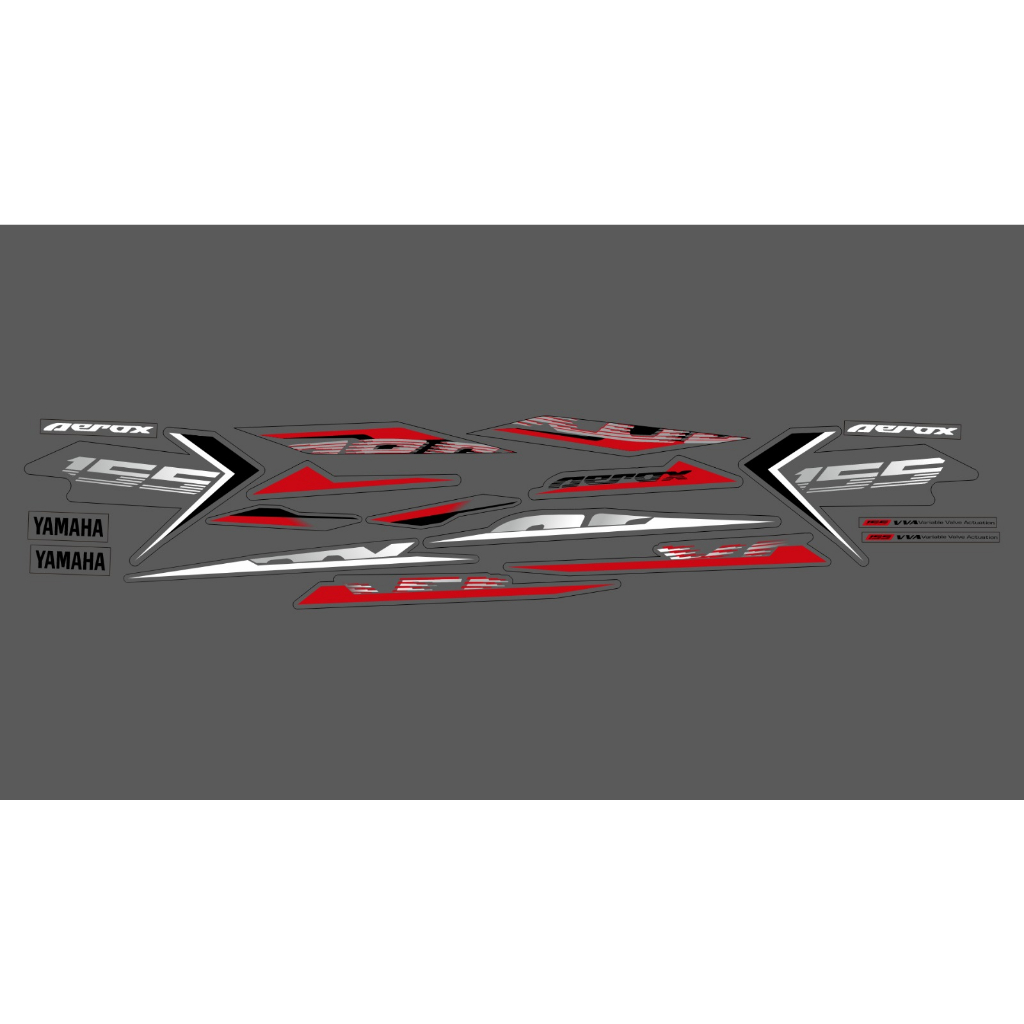 แถบสะท้อนแสง COSTUME AEROX ใหม่ทั้งหมดเชื่อมต่อ 155 VVA 2021 – 2023 ราคา ถูกที่สุด ดีลบีเคเค แกลเลอรีภาพที่ 4
