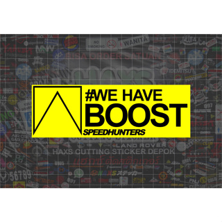 สติกเกอร์ We Have Boost Speedhunter ขนาด 15 ซม. สําหรับตกแต่งรถยนต์