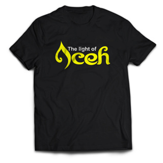 เสื้อยืด พิมพ์ลาย The LIGHT OF ACEH สําหรับผู้ชาย และผู้ใหญ่