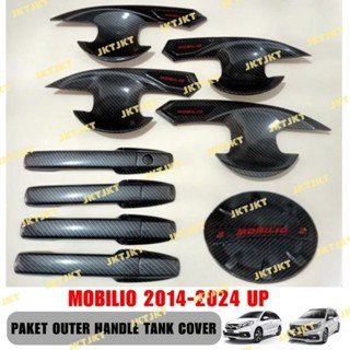 ฝาครอบถังน้ํามันคาร์บอน เคลือบเงา สําหรับ Honda Mobilio 2014 2021 2023 2024