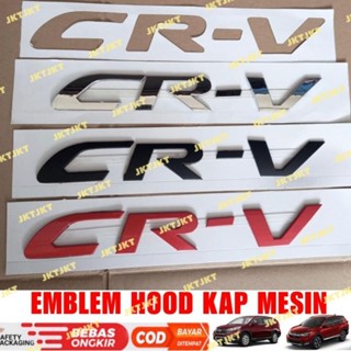 โลโก้ตราสัญลักษณ์ CR-V สีดํา โครเมี่ยม สีแดง สําหรับรถยนต์