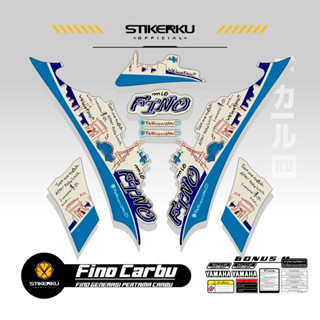 สติกเกอร์ FINO Carb MOTIF 10 FINO OLD FINO 113 FINO OLD YAMAHA MIO FINO สําหรับติดตกแต่งรถยนต์ YAMAHA Stickers Pole New Design Filma stickerkudecall