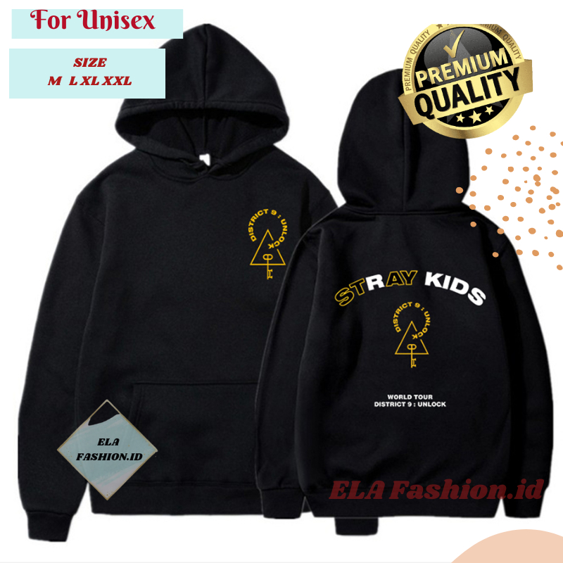 Stray Kids District 9 เปิดคอนเสิร์ตแฟชั่น Hoodie SKZ สไตล์เกาหลี Cool แขนยาว