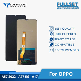 ชุดหน้าจอสัมผัส Lcd แบบเต็มจอ สําหรับ OPPO A57 2022 A77 5G A17