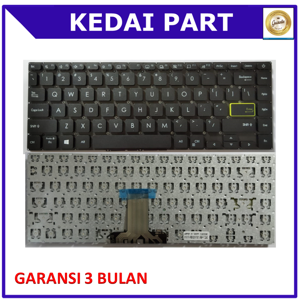 Asus Vivobook 14 X413 E410 X413EA X413F X413FA X413JA X421F A413 A413EP A413J คีย์บอร์ด